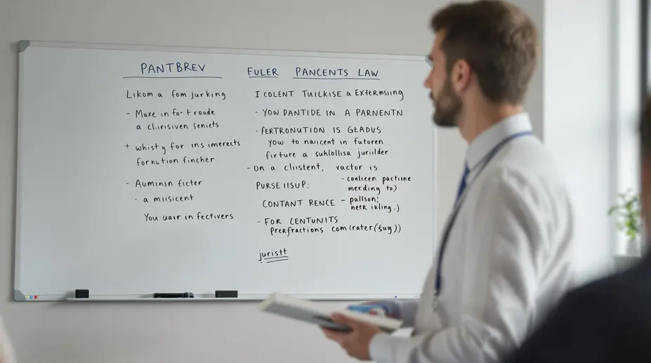 Använd Lantmäteriets e-tjänster för att kontrollera pantbrev på en fastighet.